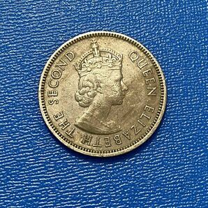 英領香港のコイン 6枚 ジョージ5世 ジョージ6世 エリザベス2世 イギリス領 ホンコンの画像8