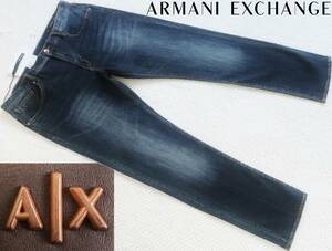  new goods * Armani * indigo soft Denim Easy jeans * comfortable . stretch slim higeW36R (XL)*AX ARMANI*482