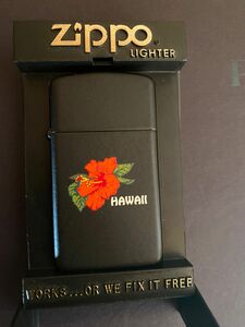 ZIPPO Zippo ジッポー ハワイ HAWAII 艶消し黒　ブラック