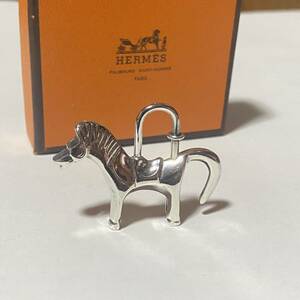 Hermes エルメス　ホース　カデナ　馬　シュバル　シルバー　925 南京 チャーム キーホルダー ネックレストップやブレスレットにも！