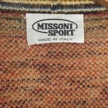 ビンテージ 古着 ミッソーニ スポーツ missoni sportニットカーディガン カーディガン 総柄 ニット_画像3