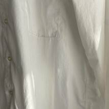 60s 70s USA製 ARROW 長袖シャツ ドレスシャツ 白 白シャツ アロー　アメリカ製 古着 vintage ヴィンテージ ホワイト スーピマコットン_画像6