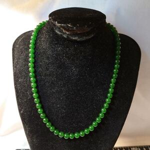  China production ..( jade ). 6mm beads. necklace 