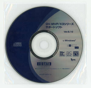 I-O DATA GV-MVP/XS3・ GV-MVP/XS3W・ GV-MVP/XZ3 サポートソフトCD-ROM