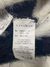 CIVARIZE シヴァーライズ 起毛モヘアタイプ ボーダーニット サイズ44長袖 ボーダー _画像4