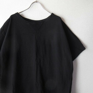 ○良品 Y's Yohji Yamamoto ヨウジヤマモト ワイズ◆Tシャツ カットソー コットン 日本製◆メンズ ブラック サイズ2