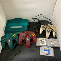 任天堂 ニンテンドー Nintendo64 本体 コントローラー スーパースピードレース64 マリオカート64 ゲーム ソフト　K2597_画像1