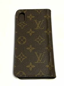 ルイ ヴィトン LOUIS VUITTON iPhoneケース 手帳型 携帯カバー スマホカバー モノグラム ダメージあり