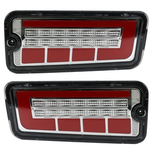 ハイゼットトラック S500系 ジャンボ シーケンシャル LED テールランプ クリアxレッド ハイフラ抵抗器付き 流れる ウインカー