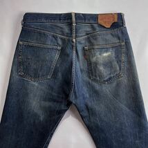 美色♪66前期 70s USA製 Levis 501 オリジナル ビンテージ リーバイス 501 66前期 リペア ペンキ_画像4