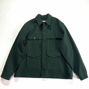 サイズ50♪美品 80s USA製 Filson ダブルマッキーノ クルーザージャケット ビンテージ 深緑 ハンティング ビッグサイズ ウール フィルソン