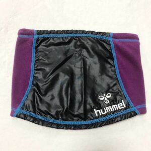 hummel ヒュンメル　スポーツ　ネックウォーマー ブラック×パープル　ユニセックス