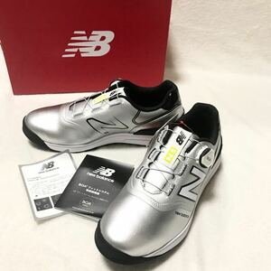 new balance ニューバランス ゴルフシューズ UGB574S3 ボア シルバー　メンズ28cm US 10 2E