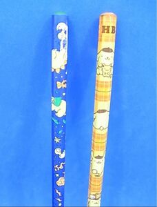 サンリオ　レトロ　えんぴつ　ウィーアー ダイナソーズ 1992年 当時物　ポムポムプリン 1998年　2本セット　日本製　鉛筆