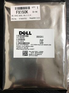 HGST DELL純正 3.5インチ内蔵HDD 300GB SAS 6G 15000rpm 新品未使用品