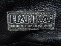 美品 NANKAI 南海 TOPRIDER トップライダー ブラック レザー ライディング パンツ 革パンツ ナンカイ 黒 レーシング 高級 本革_画像7