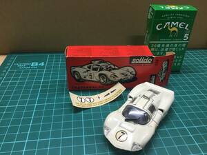 【ミニカー】solido CHAPARRAL 2D 1/43 ソリド シャパラル 箱 デカール 白７