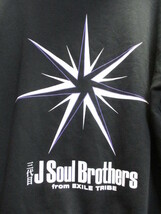 J SOUL BROTHERS　メンズパーカー　メンズM　黒　スウェットパーカー　EXILE　エグザイル　ツアー　グッズ　コンサート　ライブ　09122_画像5