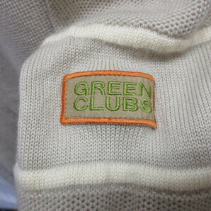 GREEN CLUBS グリーンクラブ ニット地ジャージトップ メンズ５ ニットジャケット ウールジャケット ウールニットセーター 12051の画像4