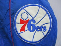 G-III Sports by Carl Banks製　フィラデルフィア76ers　グランドコート　メンズXXL スタジャン スタジアムジャンパー バスケジャージ11231_画像2