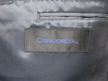 未使用　CONCORDIA　メンズスーツ上下セットアップ　３枚セット　メンズ90YA5　紺　ネイビー テーラードジャケット＆スラックスパンツ12215_画像4