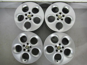 激安即決！SPEEDLINE製 Alfa-Romeo GTV 16×6.5J 98/5H+30.5 58.1Φ 中古アルミホイール 4本 147 156 GT GTV スパイダー 等 