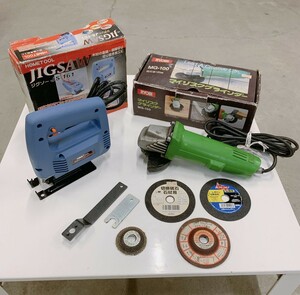 中古 電動工具 2個セット RYOBI グラインダー HOMETOOL ジグソー DIY 日曜大工 引取歓迎 茨城 231205か4 80 E2