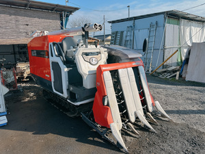 動作良好 kubota クボタ 4条 コンバイン AR36 575ｈ 2A6065 稲刈り 茨城県常陸大宮市根本 1228い1 梅の木下