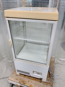 中古 SANDEN 冷蔵ショーケース AG-54XB-B 前後両開きドア W430×D410×H830mm 厨房 飲食 店舗 引取歓迎 茨城 231222か4 M 180