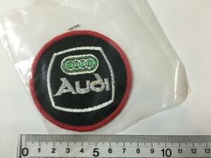 ドイツ　AUDI 刺繍ワッペン （黒）