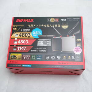 【新品未開封・保証付】BUFFALO WXR-11000XE12 無線LANルーター Wi-Fi6E 10G対応 バッファロー