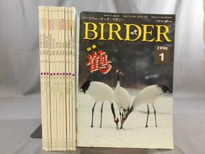 0F2C2　BIRDER/バーダー　1996年 揃い12冊セット　鶴/ワシタカ/サギ/ツグミ/セキレイ　文一総合出版