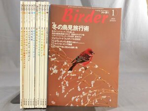 0F2D9　BIRDER/バーダー　2003年 揃い12冊セット　イヌワシとクマタカ/アジサシ/内陸シギチ　文一総合出版