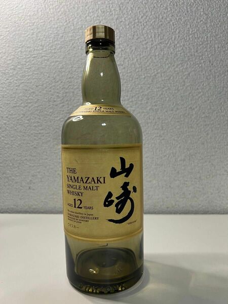 山崎 12年　サントリー シングルモルトウイスキー 空瓶 ボトル YAMAZAKI