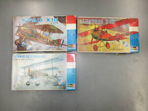 REVELL SPAD XⅢ　ALBATROS D-Ⅲ FOKKER DR-1 TRIPLANE 1/72 プラモデル　ジャンク品 希少P14