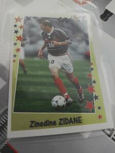 】Panini 1998/99 SuperFoot 】№190 Zinedine Zidane●ステッカー(シール)