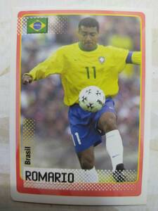 】Panini 2002 FIFA Worldcup KoreaJapan】№136 Romario ●ステッカー(シール)