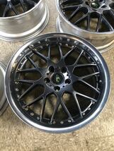 RAYS CERUMO SPORTS レイズ セルモ 4本 深リム 19×8.5j +38 5穴 PCD114.3 ハブ72mm_画像3