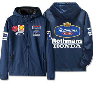 Rothmans x honda ロスマンズ HRC MotoGPスレーシング ジャケット バイクウエアグッズ長袖 冬服 厚手