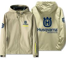 HUSQVARNA スレーシング ジャケット バイクウエアグッズ 冬服 防風 長袖_画像1