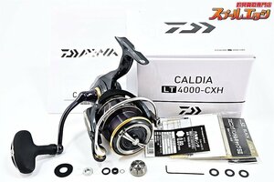 ★☆【ダイワ】 21カルディア LT 4000-CXH SLPワークスハンドルキャップSII装着 ベアリング3個追加 DAIWA CALDIA★☆m32174