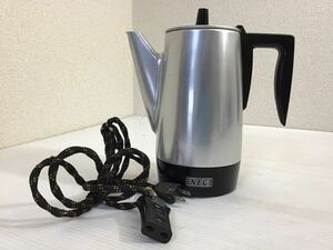 昭和レトロ　NEC 電気ポット　EP-1201 湯沸かし器　アンティーク　1.0リットル 電気ケトル　動作確認済　インテリア　古い