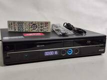 SHARP 「BD-HDV22」 VHS一体型ビデオデッキ HDD/DVD/ブルーレイレコーダー、ダビング10 リモコン HDMI 付 【 動作保証 】 2009年製 1571_画像1