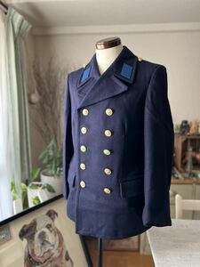 ドイツ pコート NVA K44 1958 ネイビー sizeM 1950s ヴィンテージ VINTAGE navyピーコート ウール ミリタリー