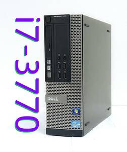 中古美品・DELL OptiPlex 7010・Core i7-3770・メモリ12GB・SSD512GB・GTX 1650・HDMI・マルチ・Windows 11 Pro・Office 2021