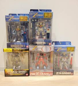 【OAK-2216FH】1円スタート ガンダム フィギュア5点 おまとめ モビルスーツ・イン・アクション MIA 未開封品 コレクション Zガンダム