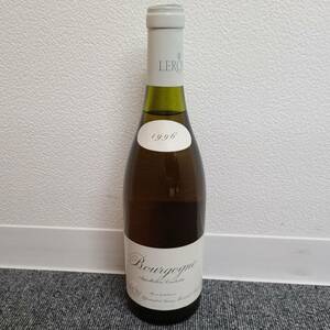 【YYD2375OM】未開栓 LEROY ルロワ Bourgogne ブルゴーニュ 1996 白ワイン 750ml 12.5% 古酒 洋酒 ワイン フランス コレクション ガラス瓶