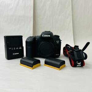 【MMY2762KK】１円スタート 通電確認OK品 Canon キャノン EOS イオス 7D Mark II ボディ デジタルカメラ 一眼レフ 2020万画素 CMOSセンサー