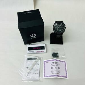 【MMY2771KK】１円スタート 稼働品 2022年購入品 美品 SEIKO セイコー ワイアード トウキョウ ソラ AGAT441 腕時計 メンズ 男性用