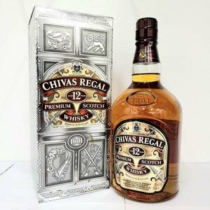 【YYD2477OM】1円～ 未開栓 CHIVAS REGAL シーバスリーガル プレミアム スコッチウイスキー 12年 1000ml 1L 43% コレクション 古酒 洋酒 箱